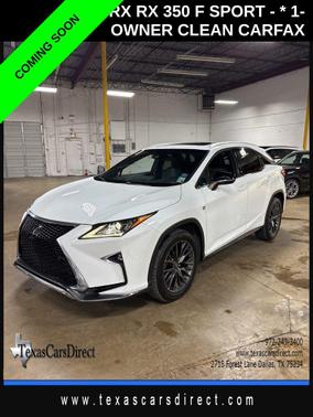 Ultra White 2016 Lexus RX 350 F Sport