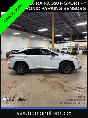 Ultra White 2016 Lexus RX 350 F Sport