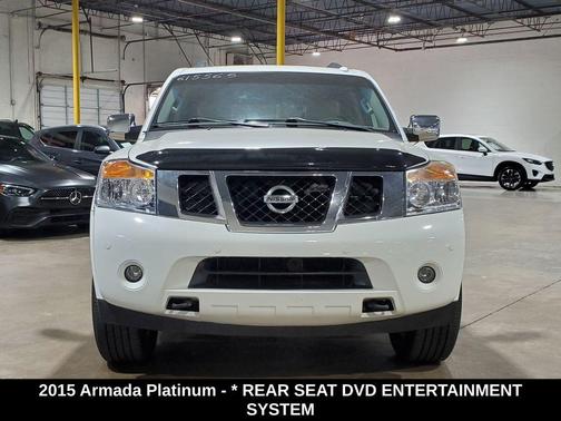 Pearl White 2015 Nissan Armada Platinum