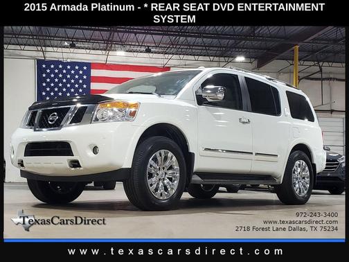 Pearl White 2015 Nissan Armada Platinum