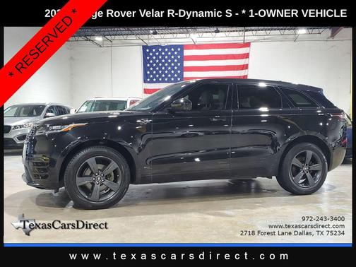 Santorini Black Metallic 2020 Land Rover Range Rover Velar P250 S R-Dynamic