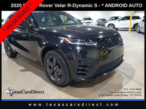Santorini Black Metallic 2020 Land Rover Range Rover Velar P250 S R-Dynamic