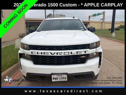 Summit White 2020 Chevrolet Silverado 1500 Custom