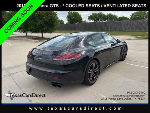 Jet Black Metallic 2015 Porsche Panamera GTS