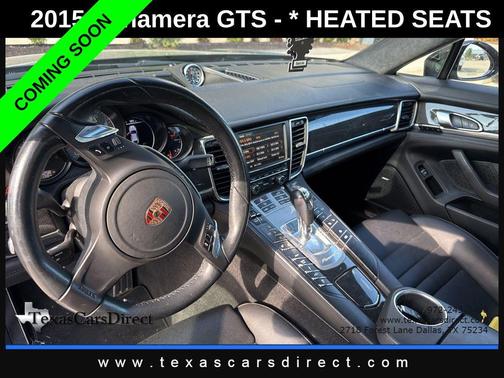 Jet Black Metallic 2015 Porsche Panamera GTS