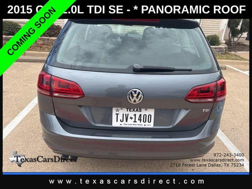 2015 Volkswagen Golf SportWagen TDI SE 4-Door