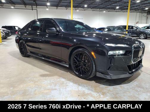 Black Sapphire Metallic 2025 BMW 760 xDrive
