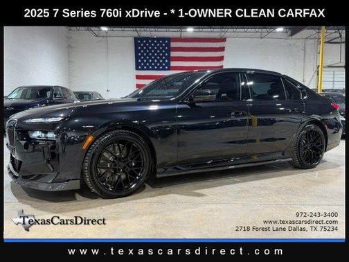 Black Sapphire Metallic 2025 BMW 760 xDrive