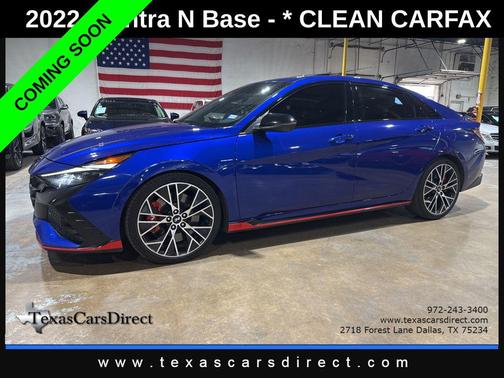 Intense Blue 2022 Hyundai ELANTRA N Base