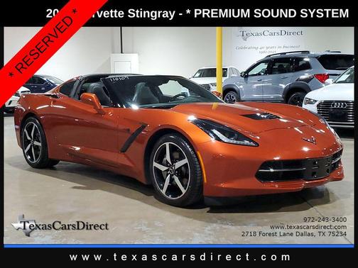 Daytona Sunrise Orange Metallic 2015 Chevrolet Corvette Stingray