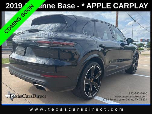 Jet Black Metallic 2019 Porsche Cayenne Cayenne