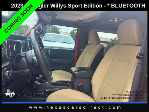 Firecracker Red Clearcoat 2023 Jeep Wrangler Sport S