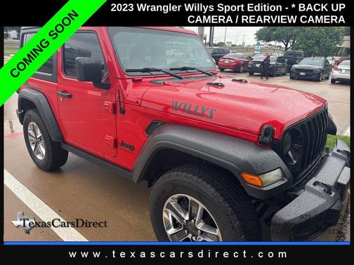 Firecracker Red Clearcoat 2023 Jeep Wrangler Sport S