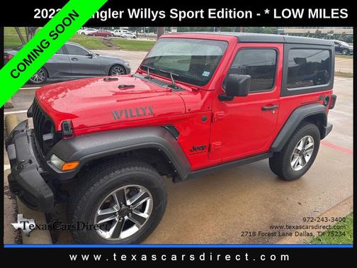 Firecracker Red Clearcoat 2023 Jeep Wrangler Sport S