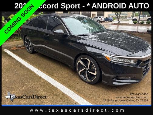 Crystal Black Pearl 2018 Honda Accord Sport
