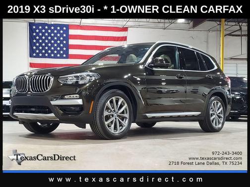 Dark Olive Metallic 2019 BMW X3 sDrive30i