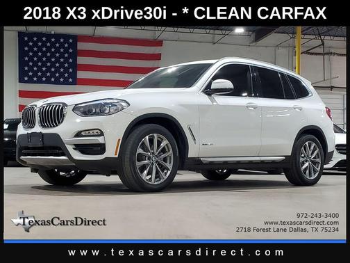 2018 BMW X3 xDrive30i