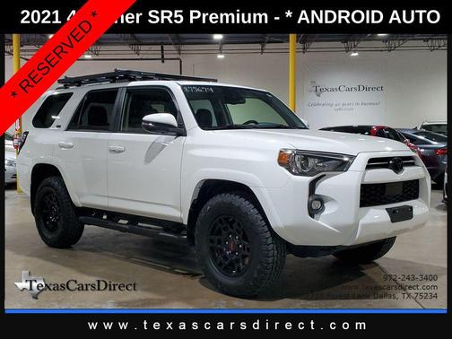 Super White 2021 Toyota 4Runner SR5 Premium