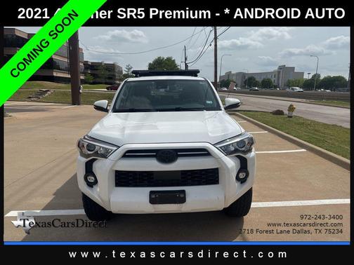 Super White 2021 Toyota 4Runner SR5 Premium