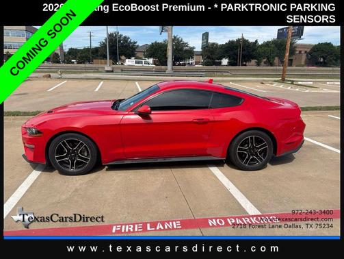 RACE RED 2020 Ford Mustang EcoBoost Premium