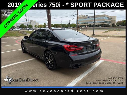 Carbon Black Metallic 2019 BMW 750 I