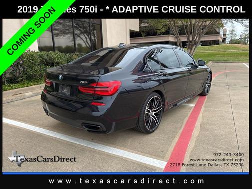 Carbon Black Metallic 2019 BMW 750 I