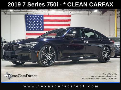 Carbon Black Metallic 2019 BMW 750 I
