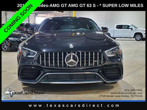 Obsidian Black Metallic 2019 Mercedes-Benz AMG GT 63 S 4-Door