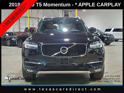 Onyx Black Metallic 2018 Volvo XC90 T5 Momentum