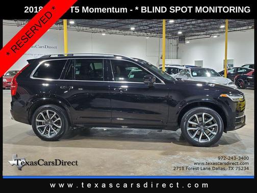 Onyx Black Metallic 2018 Volvo XC90 T5 Momentum