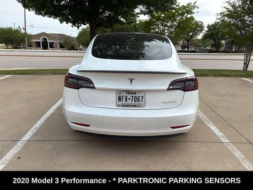 Pearl White Multi-Coat 2020 Tesla Model 3 Performance