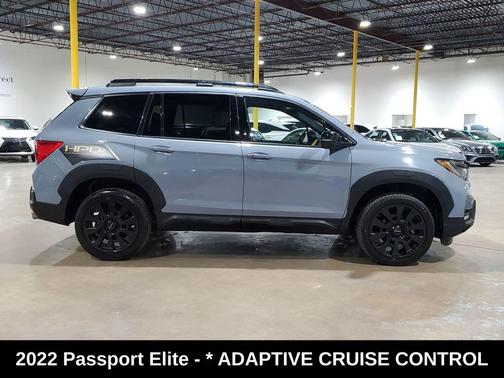 Obsidian Blue Pearl 2022 Honda Passport AWD Elite