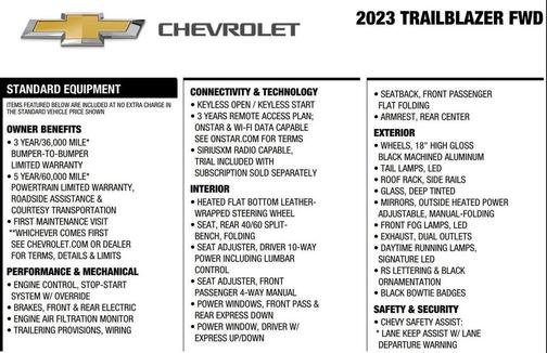 2023 Chevrolet Trailblazer RS