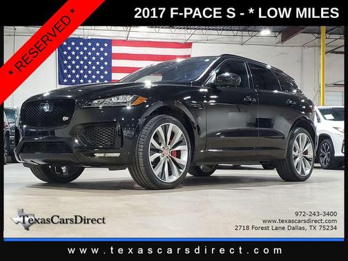 Ultimate Black Metallic 2017 Jaguar F-PACE S