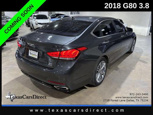 2018 Genesis G80 3.8