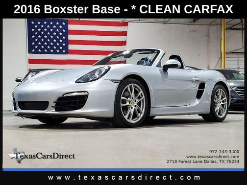 Rhodium Silver Metallic 2016 Porsche Boxster Base