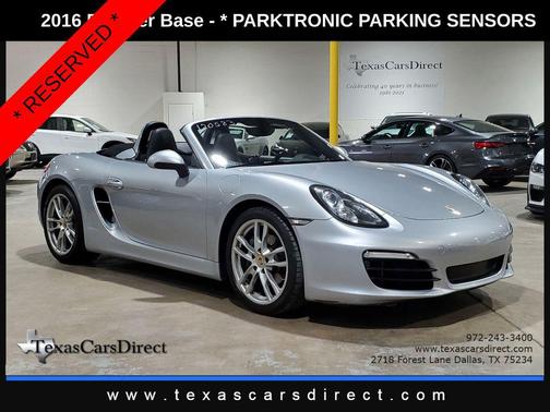 Rhodium Silver Metallic 2016 Porsche Boxster Base