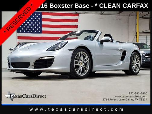 Rhodium Silver Metallic 2016 Porsche Boxster Base