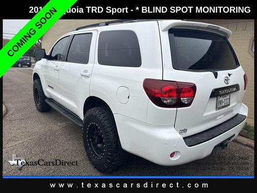 Super White 2019 Toyota Sequoia TRD Sport