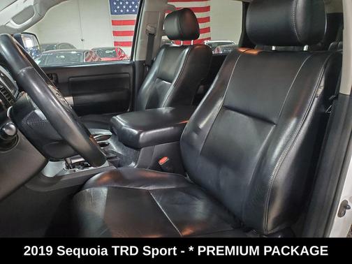 Super White 2019 Toyota Sequoia TRD Sport