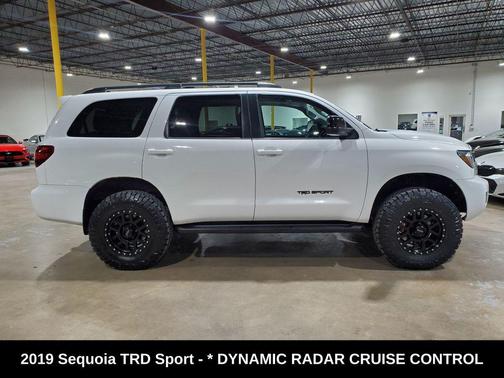 Super White 2019 Toyota Sequoia TRD Sport