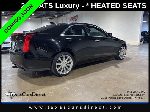Stellar Black Metallic 2016 Cadillac ATS 2.0L Turbo Luxury