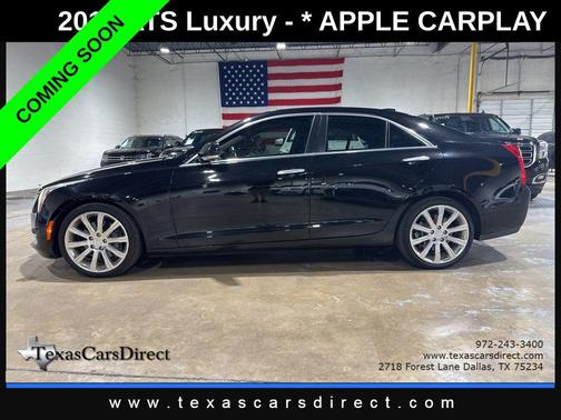 Stellar Black Metallic 2016 Cadillac ATS 2.0L Turbo Luxury