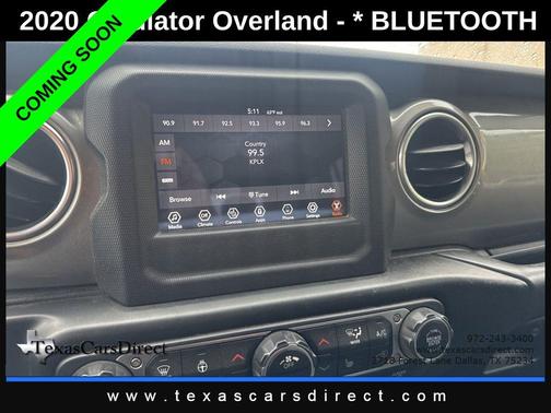 Granite Crystal Metallic Clearcoat 2020 Jeep Gladiator Overland