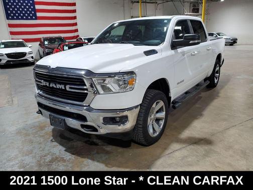 Bright White Clearcoat 2021 RAM 1500 Big Horn/Lone Star