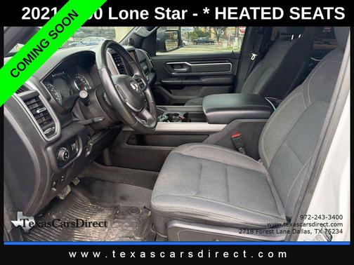 Bright White Clearcoat 2021 RAM 1500 Big Horn/Lone Star