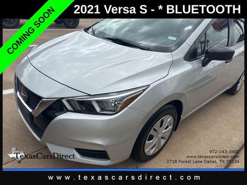 Brilliant Silver Metallic 2021 Nissan Versa 1.6 S