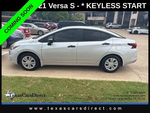 Brilliant Silver Metallic 2021 Nissan Versa 1.6 S