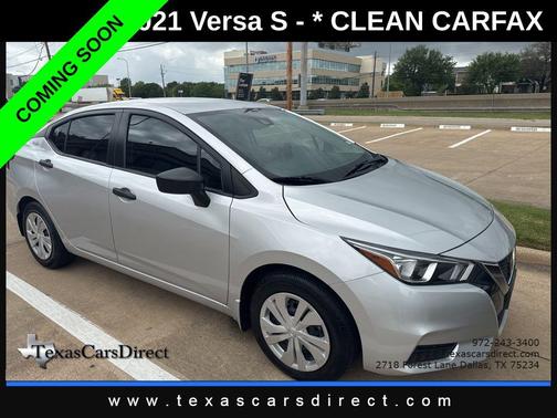 Brilliant Silver Metallic 2021 Nissan Versa 1.6 S