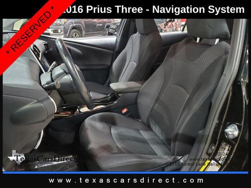Midnight Black Metallic 2016 Toyota Prius Three